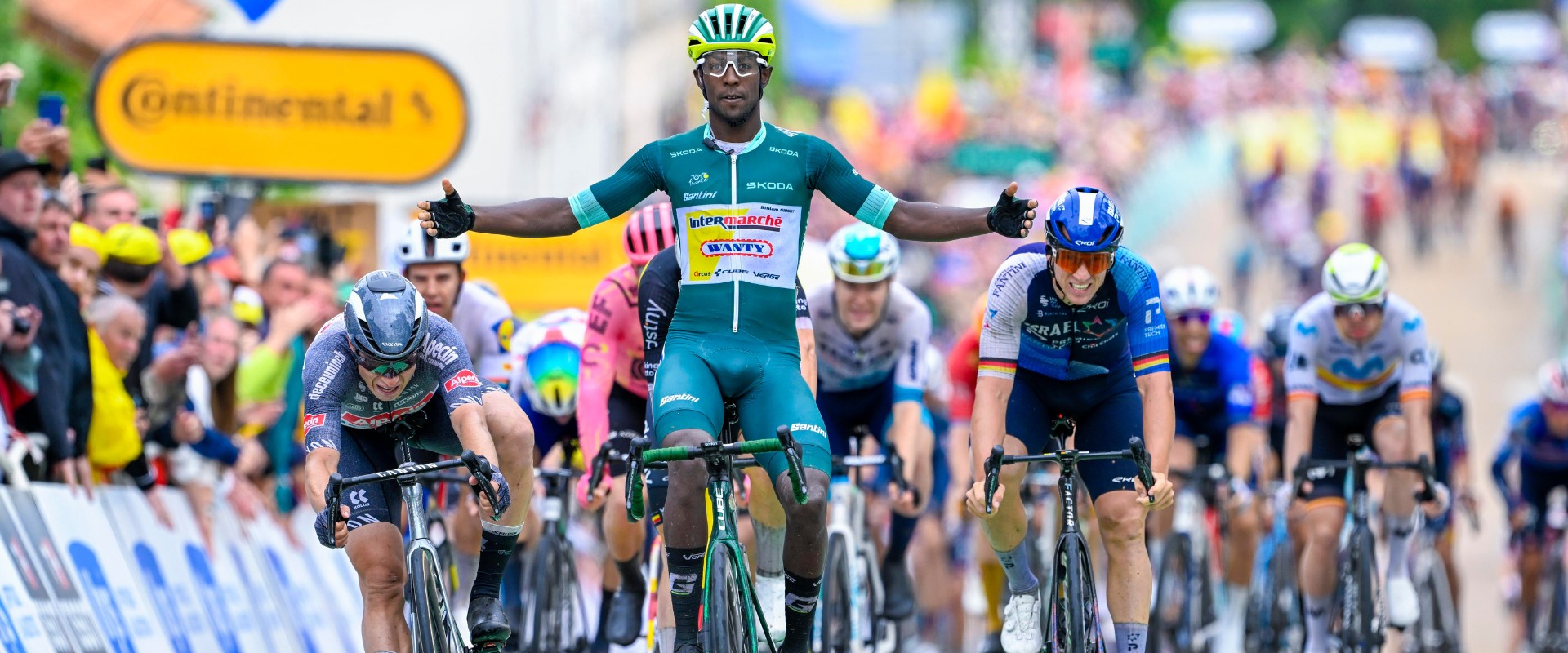 Newmen TDF stage win Girmay