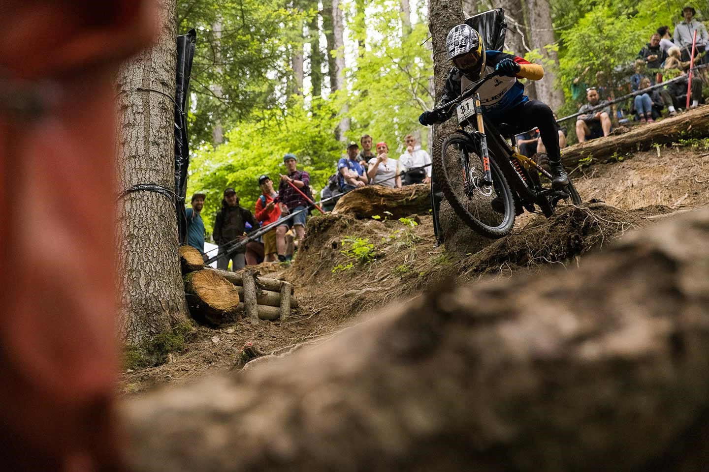 CUBE Factory Racing team rider Max Hartenstern second at DH World Cup